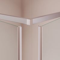 Душевой уголок RGW PA-38 80х80, квадратный, профиль хром, стекло прозрачное/6 мм, арт-06083888-11 — фото 5, Квадратные душевые уголки