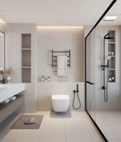 Полотенцесушитель электрический 475*474 c терморегуляторм, цвет: металл. арт-AQM3124GM — фото 2, Электрические полотенцесушители