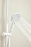 Душевая стойка с тропическим душем BELZ, белая, арт-B24713-8 — фото 6, Душевые стойки