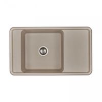 Мойка для кухни Беллис 87 870x510x250 мм, прямоуг., серый шелк 1A724832BS250 — фото 1, Кухонные мойки