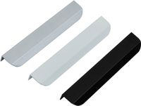 Ручка Aquanet Ирис new белая 128 мм 00312343 — фото 2, Комплектующие для мебели в ванной