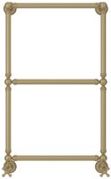 Полотенцесушитель водяной Сунержа Ренессанс 1304 860х500 Матовое золото арт-032-0280-8650 — фото 1, Водяные полотенцесушители