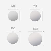 Зеркало с подсветкой VIGO Otti Comfort 600 183 — фото 5, Зеркала в ванную комнату