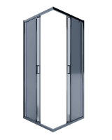 Душевой уголок ALEX BAITLER 1 серия AB1490B4 тонированное стекло — фото 1, Душевые перегородки