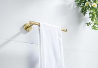 Товар: AQ4219BG ОБЕРОН полотенцедержатель, шлиф. золото - фото 5 AQ4219BG ОБЕРОН полотенцедержатель, шлиф. золото — фото 5, Полотенцедержатели