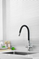 Смеситель для кухни с гибким изливом и подключением фильтра BELZ, хром, арт-B76814 — фото 2, Смесители для кухни