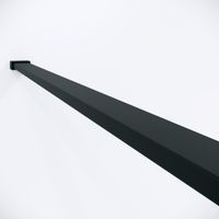 Душевая перегородка Niagara Nova NG-781-12BLACK (120х200) черный матовый,стекло эффект битого стекла,1 место — фото 7, Душевые перегородки