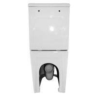 Унитаз-компакт Azario Etéreo 640х370х810 напольный, безободковый, система смыва "Скрытое Торнадо", с быстросъемным сиденьем микролифт арт-AZ-8203 — фото 13, Напольные унитазы