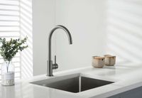 AQ1382BGM ЕВРОПА смеситель для кухни, оружейная сталь — фото 3, Смесители для кухни