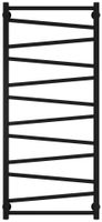 Полотенцесушитель водяной Сунержа Сирокко 1200х500 Матовый чёрный арт-31-0253-1250 — фото 1, Водяные полотенцесушители