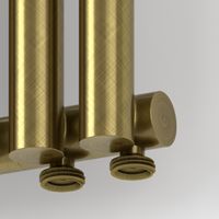 Отопительный радиатор Сунержа Эстет-1 EU50 правый 500х180 4 секции Состаренная бронза арт-05-0311-5004 — фото 1, Радиаторы отопления