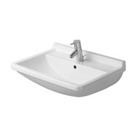 Раковина, Duravit, Starck 3, шгв 650*485*200, цвет-белый арт-0300650000 — фото 1, Раковины встраиваемые сверху