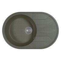 Мойка "Лиана" 760, черный СМс арт-29.020.C0760.407 — фото 1, Кухонные мойки