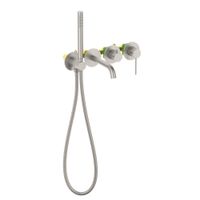 Смеситель встроенный для ванны с душем Timo Saona никель арт-2314/13YSM — фото 1, Встраиваемые смесители для душа