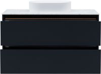 Тумба под раковину Allen Brau Activity 120 1.34007.AM антрацит матовый/черный браш — фото 11, Тумбы под раковину