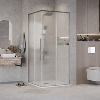 Товар: 1/2 душевого ограждения Grossman Galaxy 1/2.K33.01.90.10.02 (90х195) правая,хром,стекло шиншилла, 1 место - фото 2 1/2 душевого ограждения Grossman Galaxy 1/2.K33.01.90.10.02 (90х195) правая,хром,стекло шиншилла, 1 место — фото 2, Раздвижные душевые двери