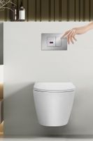 Кнопка смыва сенсорная ABBER хром глянцевый арт-AC0122S — фото 2, Кнопки смыва