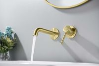 Товар: AQ1313BG ЕВРОПА смеситель для раковины настенный 2 отв. (внешняя и скрытая часть), шлиф. золото - фото 8 AQ1313BG ЕВРОПА смеситель для раковины настенный 2 отв. (внешняя и скрытая часть), шлиф. золото — фото 8, Смесители для раковины