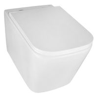 Унитаз подвесной Azario Cascad 525x345x360 безободковый, система смыва "Скрытое Торнадо", в комплекте с быстросъемным сиденьем микролифт (AZ-2303A) арт-AZ-2303-A — фото 1, Подвесные унитазы