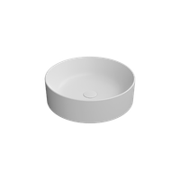 раковина накладная KUBE X Ø45 белый матовый арт-942709 — фото 2, Раковины накладные