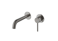 Товар: ЕВРОПА смеситель для раковины настенный 2 отв. (внешняя и скрытая часть), оружейная сталь арт-AQ1313BGM - фото 2 ЕВРОПА смеситель для раковины настенный 2 отв. (внешняя и скрытая часть), оружейная сталь арт-AQ1313BGM — фото 2, Смесители для раковины