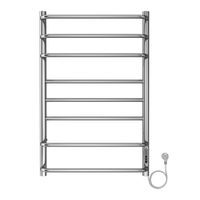 Полотенцесушитель электрический AZARIO MILAN 500/800 8 секций, диммер справа, хром арт-AZ90858 — фото 1, Электрические полотенцесушители