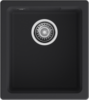 GRANFEST Мойка URBAN 4540 1-чаша 400 х 450 мм черный арт.GF-UR- арт-4540 черный — фото 2, Кухонные мойки