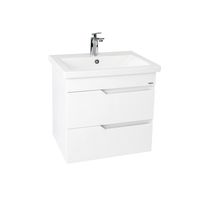 Тумба под раковину VIANT КУБА 60 подвесная белый арт-VKUB60CO-T2YP — фото 5, Тумбы под раковину