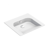 раковина подвесная COMMUNITY 60x55 белый арт-7635111 — фото 2, Раковины подвесные