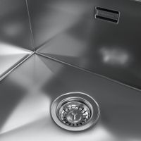 Кухонная мойка Reflexion Iseo полированная сталь арт-RX2260SS — фото 10, Кухонные мойки