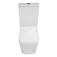 Унитаз напольный Azario Indor безободковый, в комплекте с бачком и сиденьем микролифт, дюропласт 820*630*360 арт-AZ-T004B-R — фото 2, Напольные унитазы