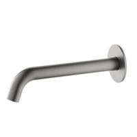 AQ1341BGM ЕВРОПА излив для ванны 180 мм, оружейная сталь — фото 1, Изливы