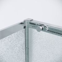 Душевое ограждение Grossman Style 100.K33.05.130.10.02-200.K33.05.80.10.02 (130х80х195) раздвижная(левая),хром,стекло шиншилла,2 места 120.K33.05.1380.10.02 — фото 9, Душевые кабины и ограждения