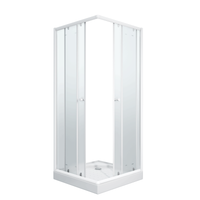 Ограждение VIVA90B N душевое Ceruttispa без поддона (90x90x195) — фото 196, Прямоугольные душевые уголки