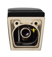 Унитаз ABBER Bequem AC1108PMB подвесной черный матовый с импульсным смывом — фото 12, Подвесные унитазы