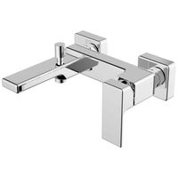 Смеситель для ванны и душа Azario BLAKE с ручным душем, керамический картридж, хром арт-AZ-VBT238205C — фото 1, Смеситель для ванны