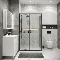 Боковая стенка Grossman Cosmo (100х195) графит сатин,стекло прозрачное, 1 место арт-200.K33.02.100.42.00 — фото 3, Боковые стенки