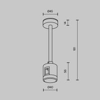 Комплектующие для систем освещения с токоведущими элементами Technical арт-TRA156C-IPCL1-B — фото 2, Комплектующие для освещения