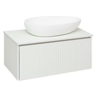 Тумба подвесная MONACO 80 /белый софт/ AQUA DE MARCO 2080WFMON — фото 7, Тумбы под раковину