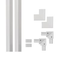 Бордюр BERGES для ванн и душевых поддонов (комплект) 1800/30мм х 2 арт-051033 — фото 2, Экраны для ванн