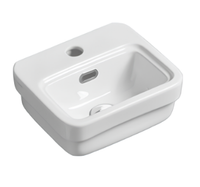 Раковина SIMAS EVOLUTION подвесная с одним отверстием цвет белый EVO13 — фото 1, Раковины подвесные