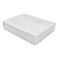 Раковина накладная Azario 510х370х110 прямоугольная, белый глянец (AZ-78570B) арт-AZ-78570B SP — фото 1, Раковины накладные