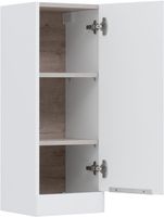 Шкаф-пенал Aquanet Ирис new 30 белый глянец 00310155 — фото 7, Пеналы для ванной комнаты