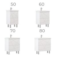Товар: Тумба под раковину VIGO Geometry 60 напольная белый арт-015 - фото 7 Тумба под раковину VIGO Geometry 60 напольная белый арт-015 — фото 7, Тумбы под раковину