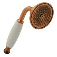 RICAMBI Ручной душ, латунь, бел./медь (ERMITAGE, DALLAS, OXFORD, REVIVAL, PRINCETON, PRINCETON+, ARC 20045 — фото 1, Лейки для душа