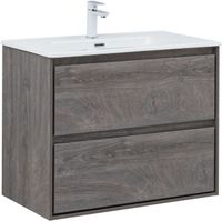 Товар: Тумба с раковиной Aquanet Милан (Flash) 80 цв. дуб рошелье 00340325 - фото 2 Тумба с раковиной Aquanet Милан (Flash) 80 цв. дуб рошелье 00340325 — фото 2, Тумбы с раковиной