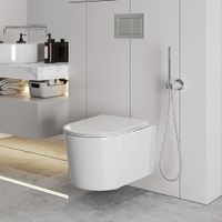 Товар: Унитаз подвесной Grossman (520х360х365) безободковый,смыв торнадо,белый с тонкой крышкой,микролифт,1 место арт-GR-4499SQ - фото 7 Унитаз подвесной Grossman (520х360х365) безободковый,смыв торнадо,белый с тонкой крышкой,микролифт,1 место арт-GR-4499SQ — фото 7, Подвесные унитазы