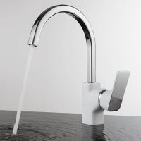 Смеситель для кухни D&K Berlin , белый арт-DA1432416 — фото 1, Смесители для кухни