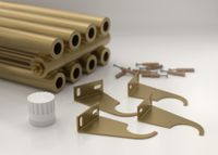 Отопительный радиатор Сунержа Эстет-00 EU50 1800х135 3 секции Золотой шёлк арт-32-0322-1803 — фото 3, Радиаторы отопления