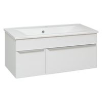 Тумба подвесная AXIOMA 100 /2 ящ/ AQUA DE MARCO 2100WGAXI/H — фото 2, Тумбы под раковину